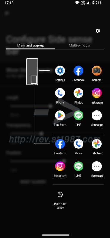 Sony Xperia 1 VI – Side sense app launcher